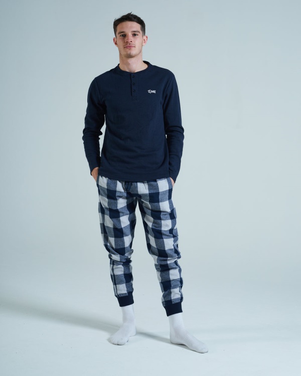 Blue Tartan Diesel Simon Loungeset