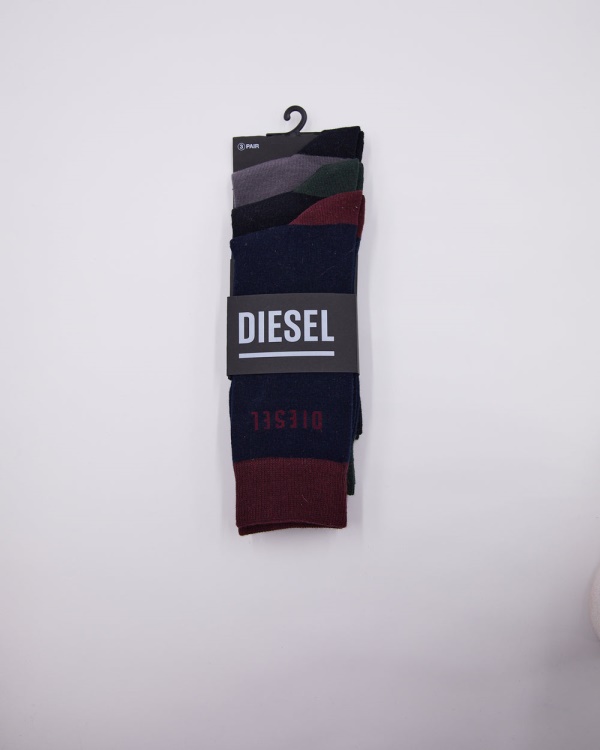 Diesel Louis 3 Pack Socks Port Wine