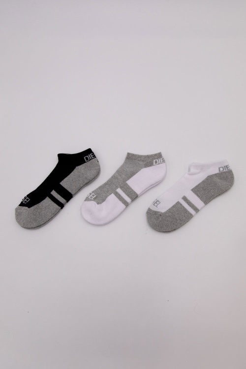 Diesel Casey Socks Mixed Pack Grey