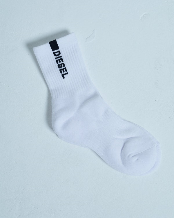 Diesel Rain Socks 3 Pack Optic White