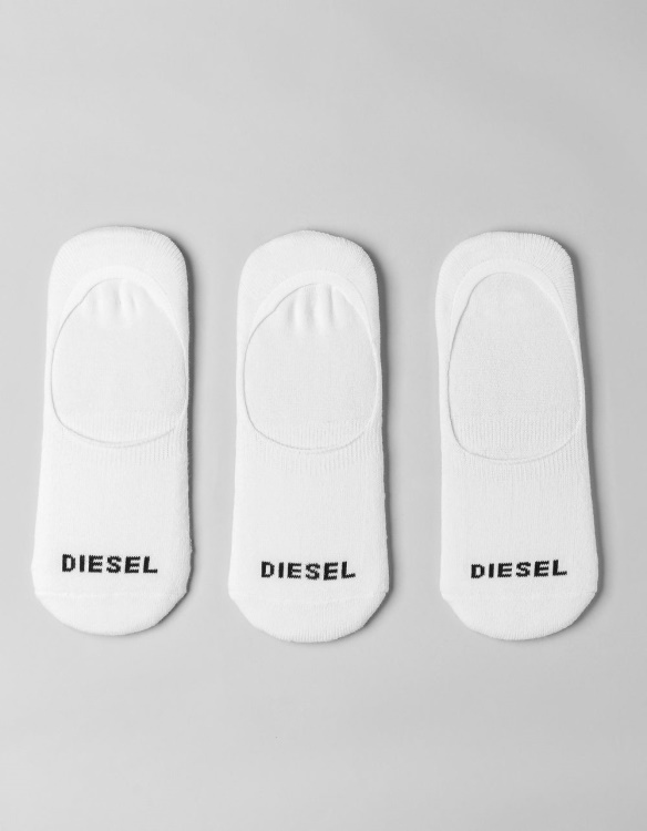 White Jimmy Invisible Socks Diesel