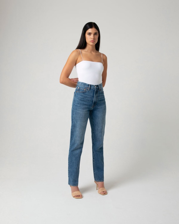 Diesel Kendra Straight Leg Dark Blue