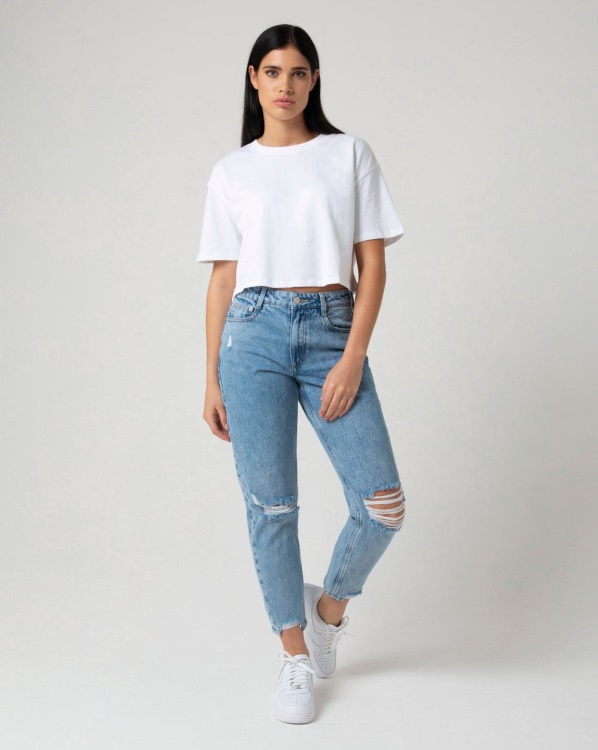 Florrie Mom Jean Light Blue Diesel