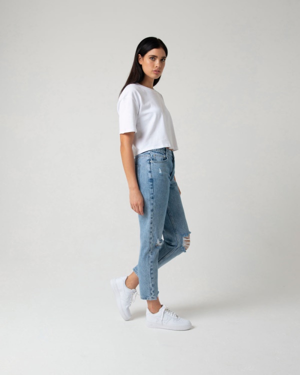 Florrie Mom Jean Light Blue Diesel