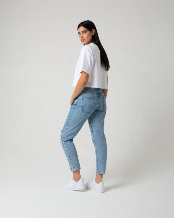 Florrie Mom Jean Light Blue Diesel
