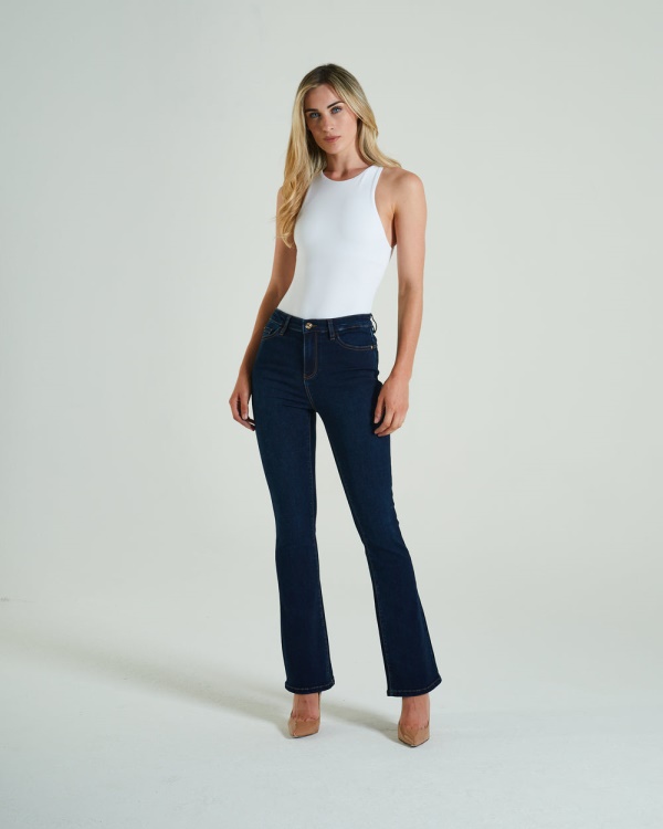 Gina High Rise Bootleg Indigo Blue Diesel