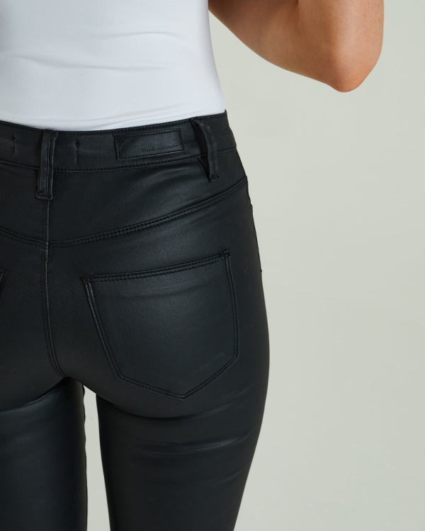 Black Kayla Mr Skinny Leather Look Diesel