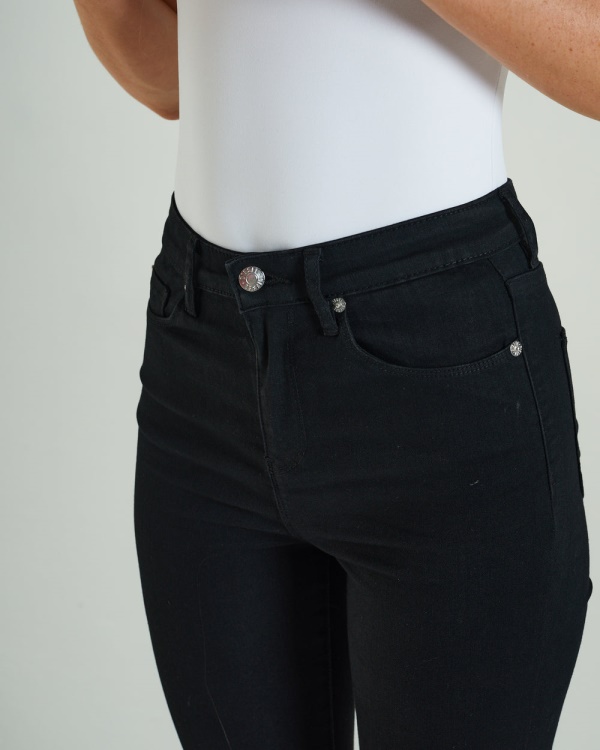 Jessica High Rise Skinny Diesel Black