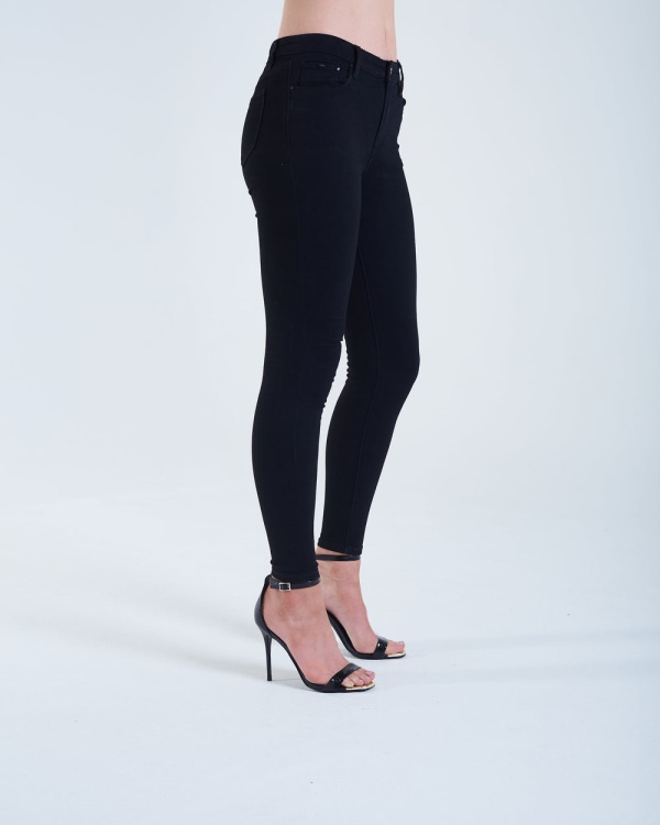 Diesel Kayla Mid Rise Skinny Black