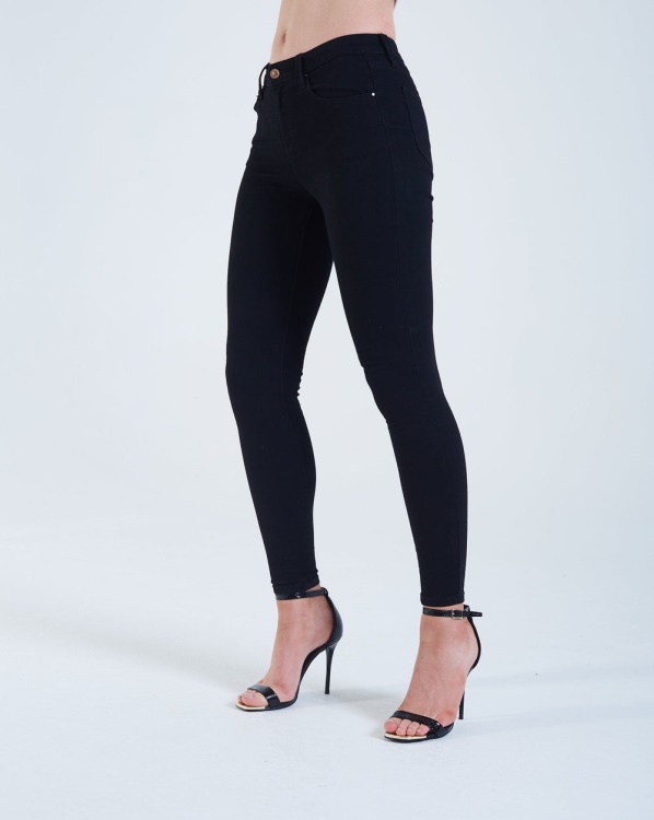 Diesel Kayla Mid Rise Skinny Black