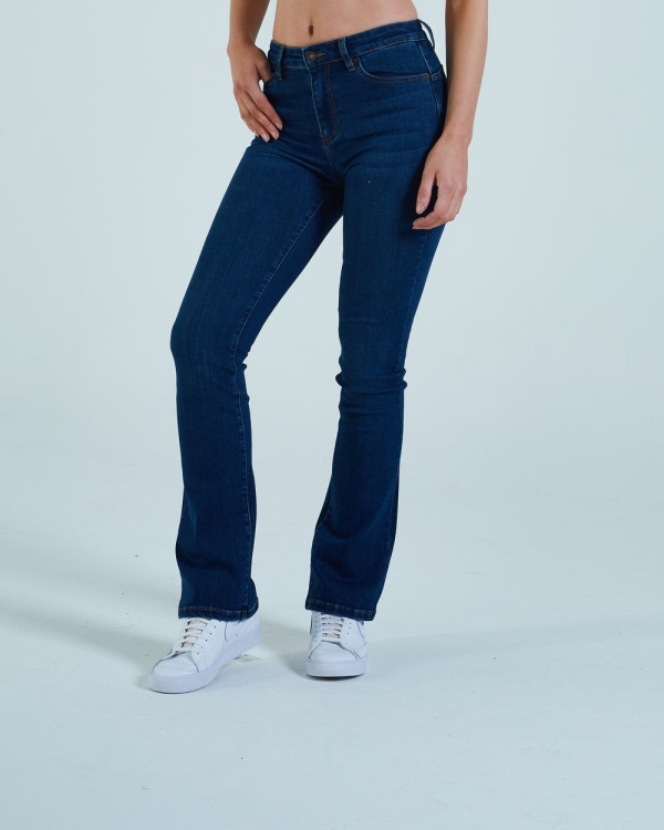 Gina High Rise Bootleg Blue Diesel