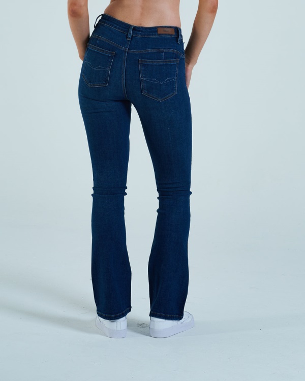 Gina High Rise Bootleg Blue Diesel