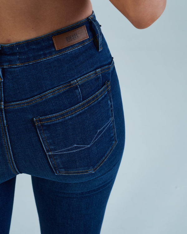 Gina High Rise Bootleg Blue Diesel