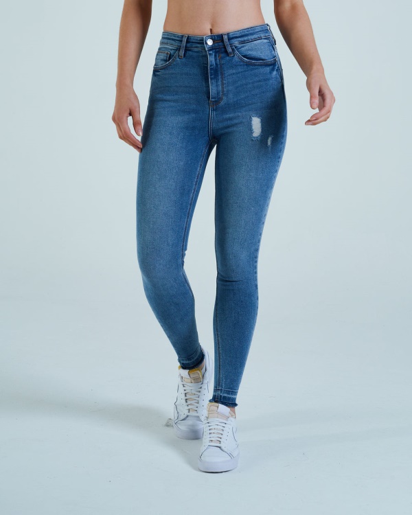 Jessica Hr Skinny Vintage Diesel Blue