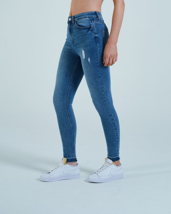 Jessica Hr Skinny Vintage Diesel Blue