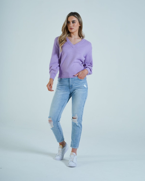 Diesel Florrie Mom Jean Vintage Light Blue