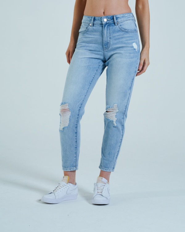 Diesel Florrie Mom Jean Vintage Light Blue