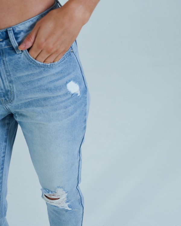 Diesel Florrie Mom Jean Vintage Light Blue