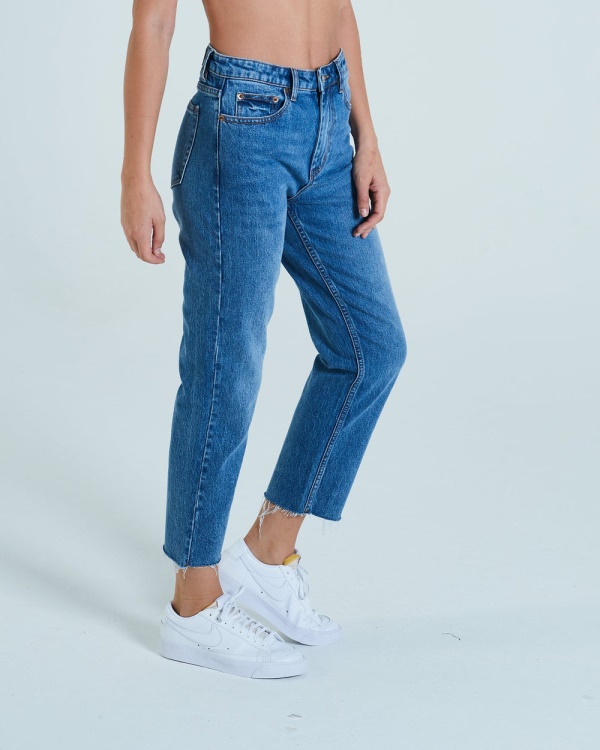 Diesel Taylor Straight Leg Medium Blue Wash