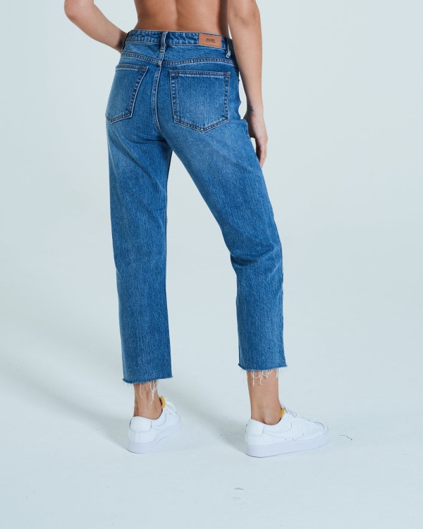 Diesel Taylor Straight Leg Medium Blue Wash