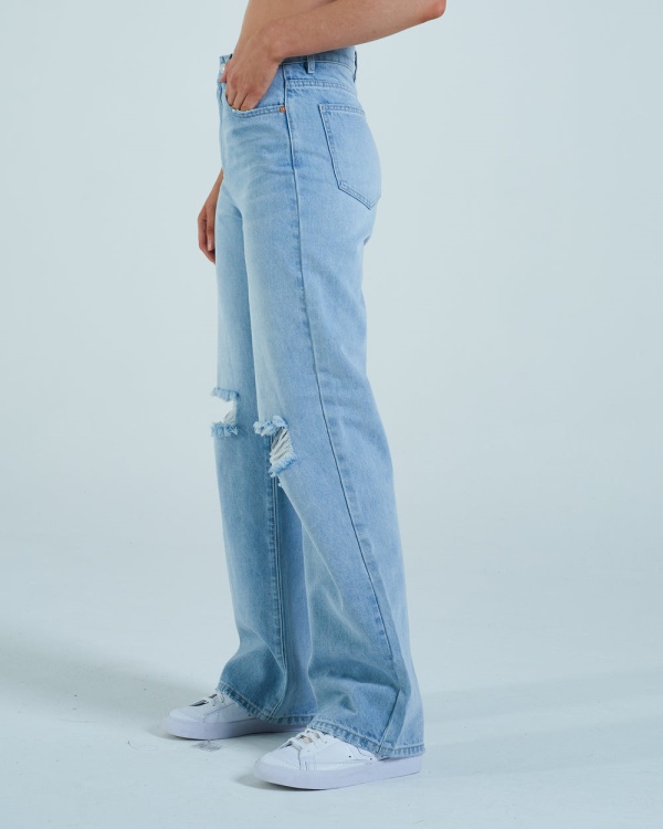 Diesel Cara Wide Leg Sky Blue
