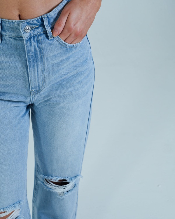 Diesel Cara Wide Leg Sky Blue