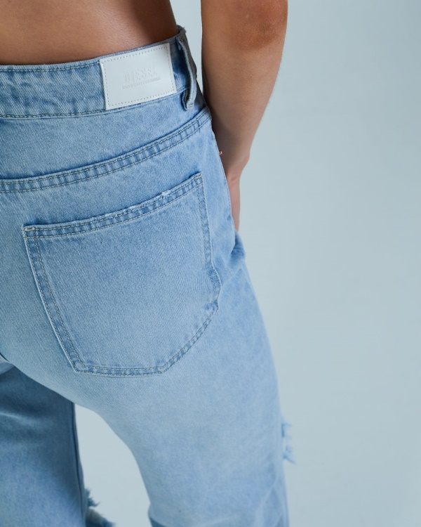 Diesel Cara Wide Leg Sky Blue