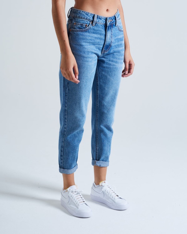 Florrie Mom Jean Diesel Blue