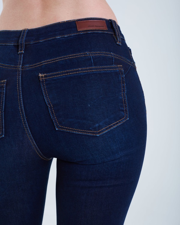 Gina High Rise Bootleg Dark Blue Diesel