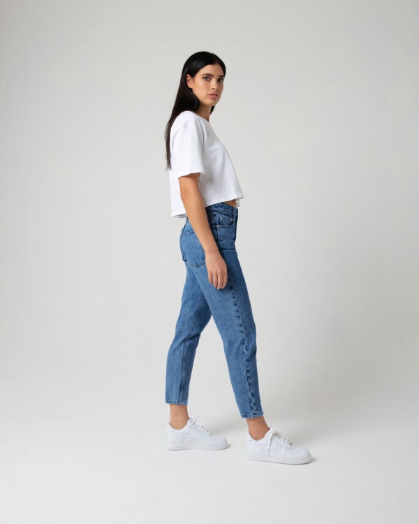 Diesel Florrie Mom Jean Denim Blue