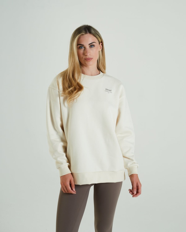 White Ivory Tessie Sweater Vanilla Diesel