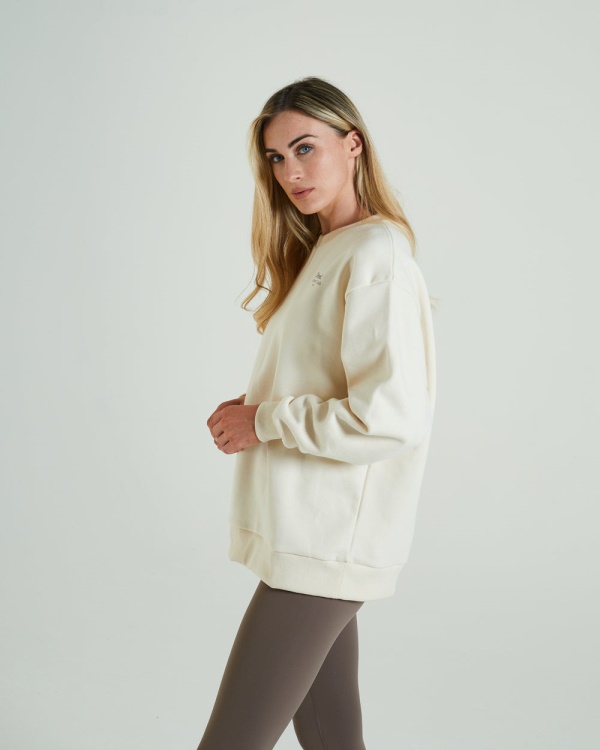 White Ivory Tessie Sweater Vanilla Diesel