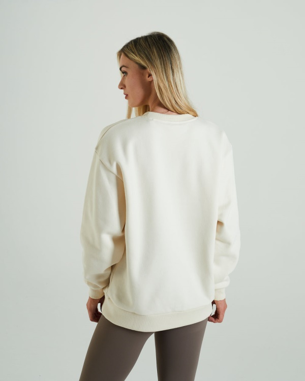 White Ivory Tessie Sweater Vanilla Diesel