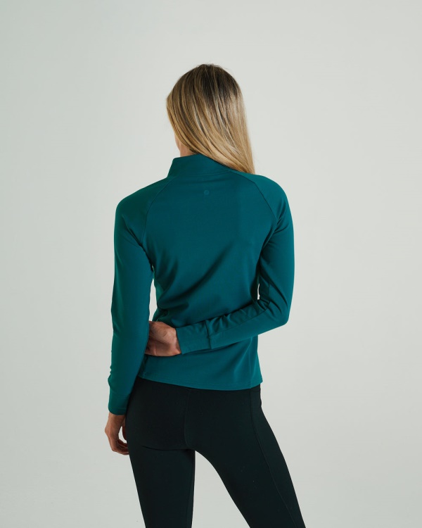 Diesel Empower Zipper Teal Green Green