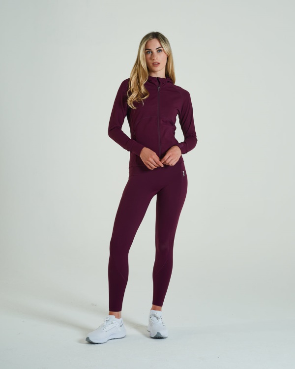 Diesel Candid Hood Zipper Grape Purple