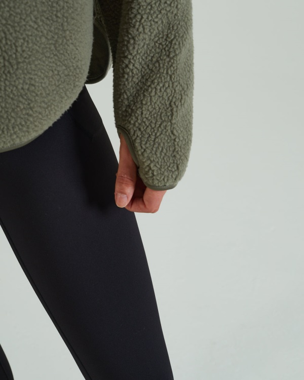 Diesel Bora Fleece Hood Olive Green Green