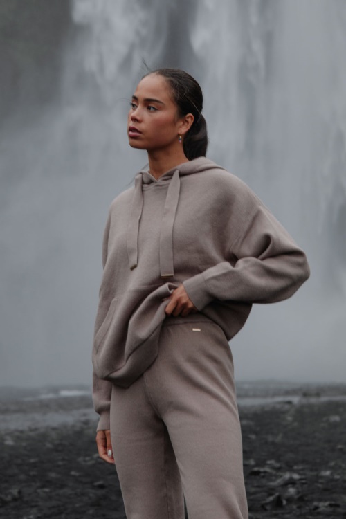 Beige Amilia Hood Mink Diesel