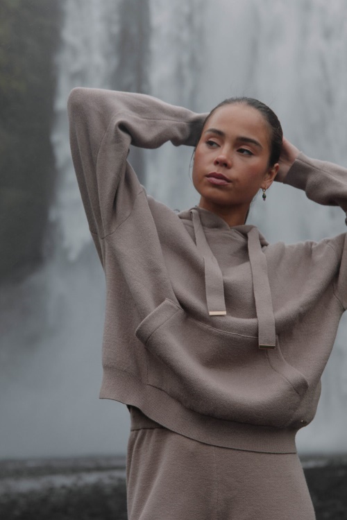 Beige Amilia Hood Mink Diesel