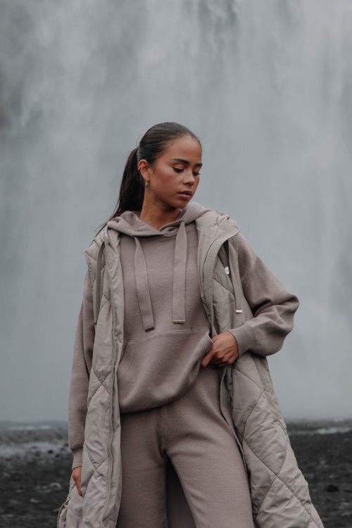 Beige Amilia Hood Mink Diesel