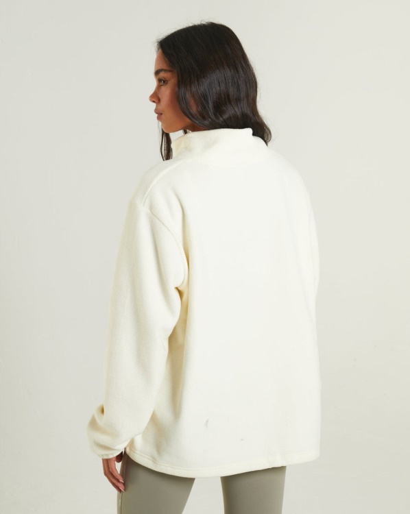 Harley Fleece Half Zip Cream Diesel Ivory