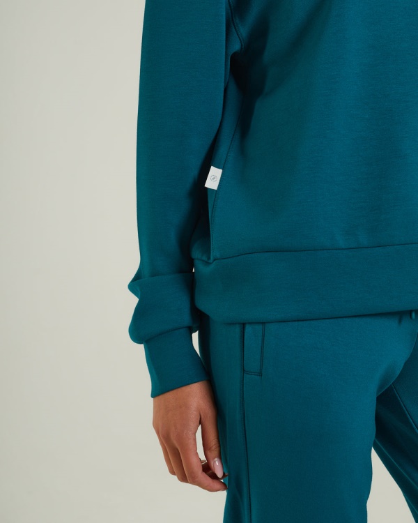 Green Rue Sweater Teal Green Diesel