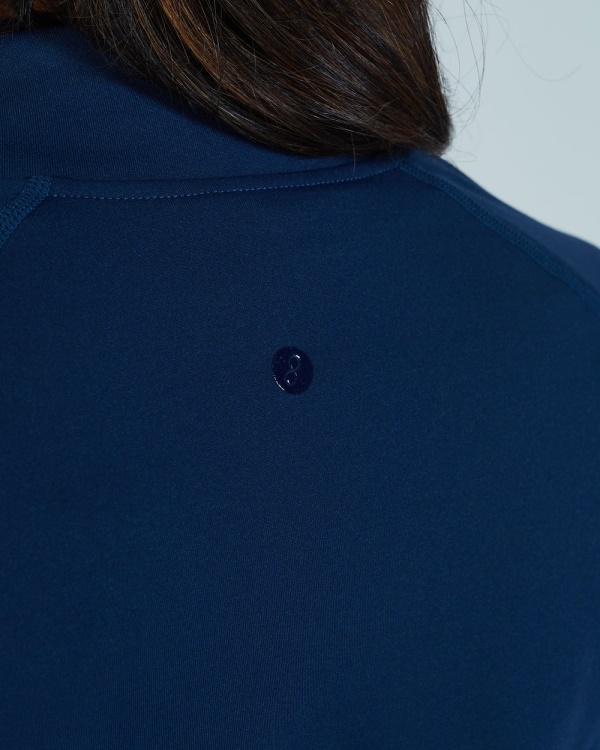 Diesel Thea Half Zipper Peacock Navy