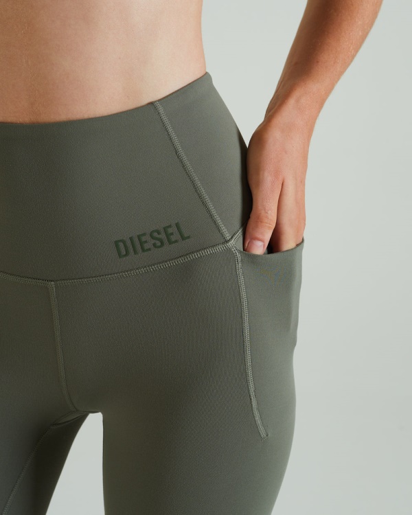 Green Diesel Icon Active Pant Olive Green