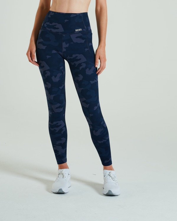 Icon Active Pant Midnight Camo Diesel Navy