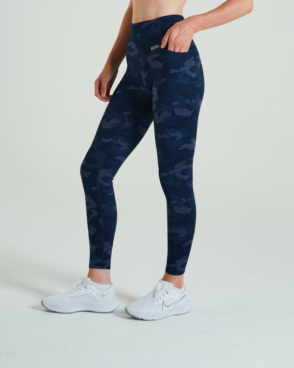 Icon Active Pant Midnight Camo Diesel Navy