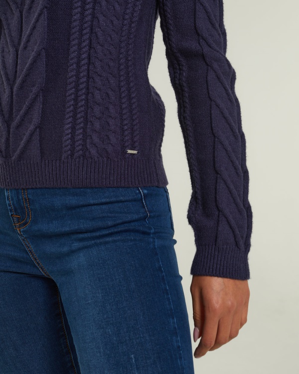 Isabeau Knit Navy Blue Diesel