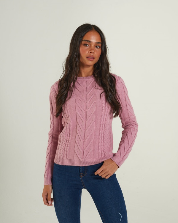 Isabeau Knit Polignac Pink Diesel