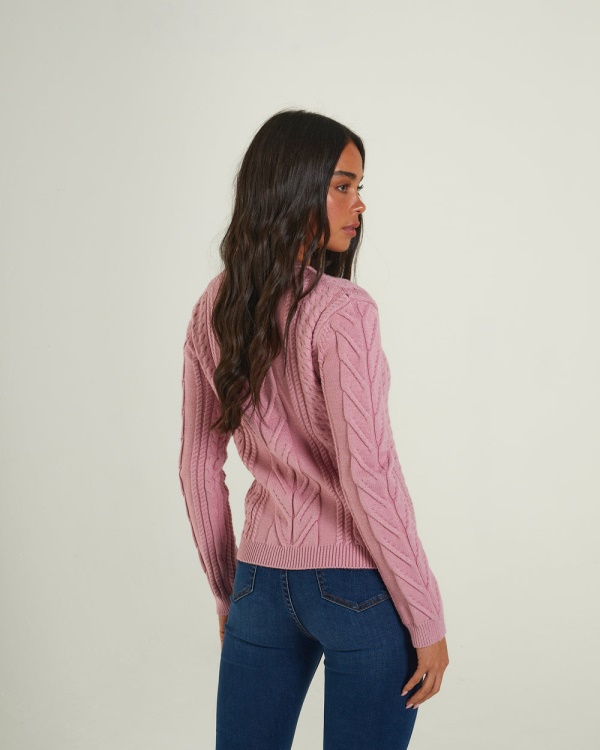 Isabeau Knit Polignac Pink Diesel