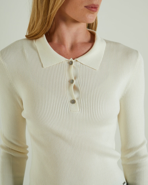 Ivory Diesel Roslyn Knit Cream