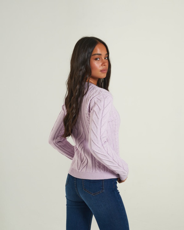 Isabeau Knit Lilac Dream Diesel Purple